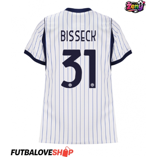 Dres Inter Milan Yann Bisseck #31 Preč pre Ženy 2026-27 Krátky Rukáv
